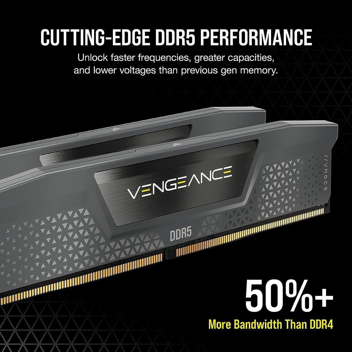 Corsair Ram Desktop VENGEANCE LPX 16GB (2x8GB) DDR5 5200MHz Black Corsair Ram Desktop VENGEANCE LPX 16GB (2x8GB) DDR5 5200MHz Black